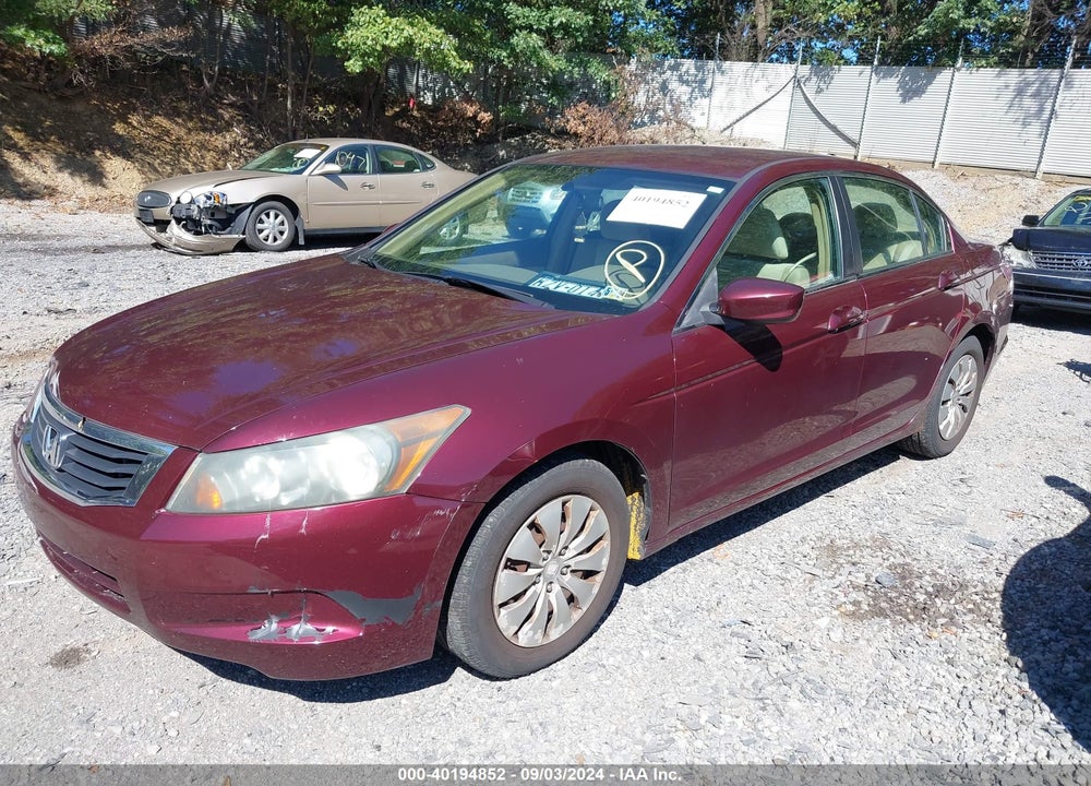 2009 HONDA ACCORD 2.4 LX VIN: 1HGCP26369A101302