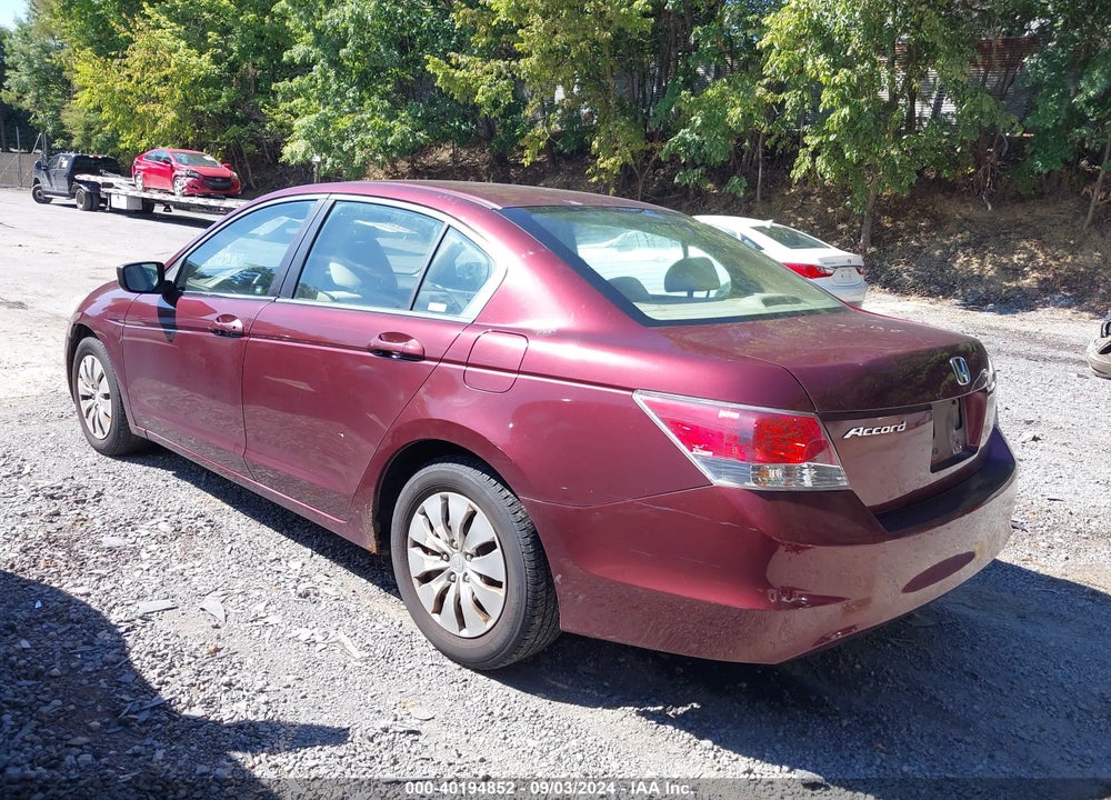 2009 HONDA ACCORD 2.4 LX VIN: 1HGCP26369A101302