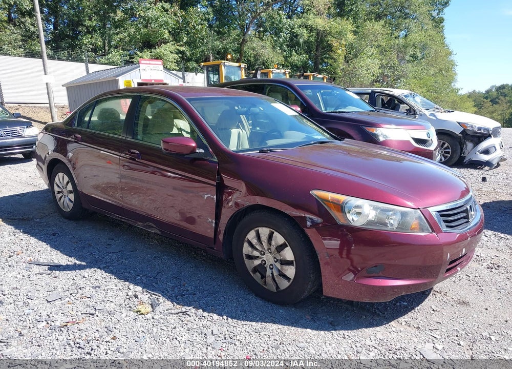 2009 HONDA ACCORD 2.4 LX VIN: 1HGCP26369A101302