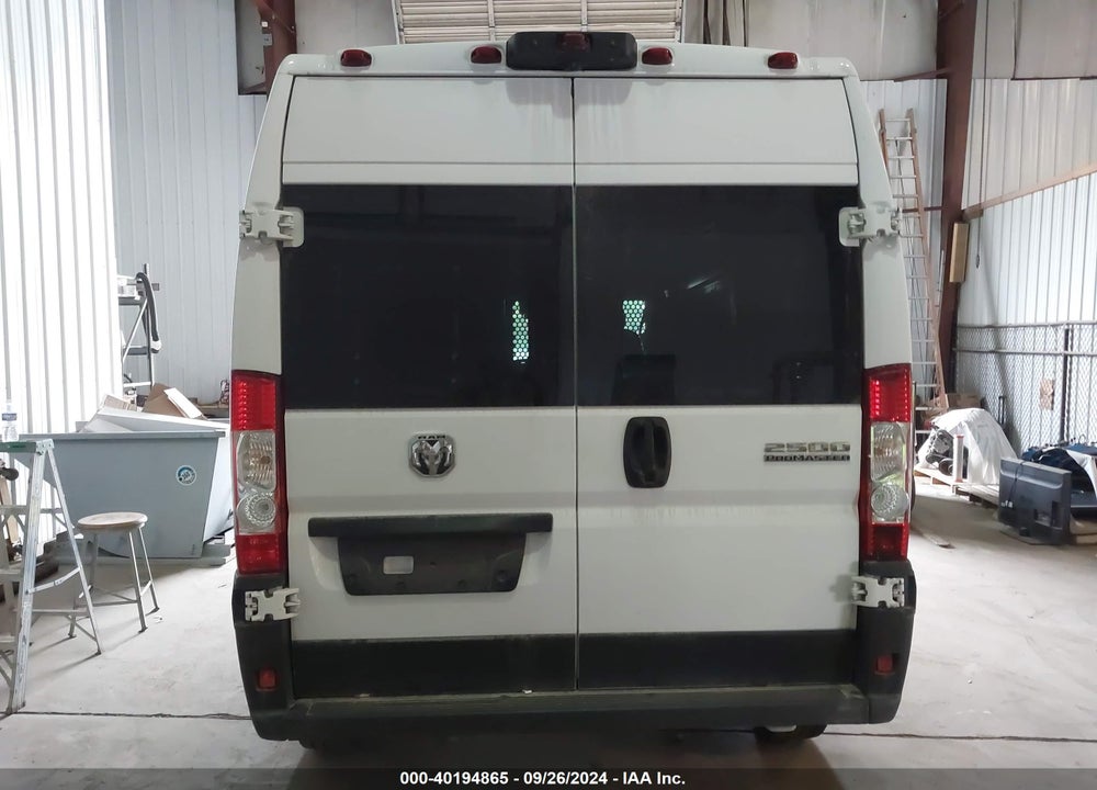 2023 RAM PROMASTER 2500 HIGH ROOF 136 WB VIN: 3C6LRVCG8PE551441