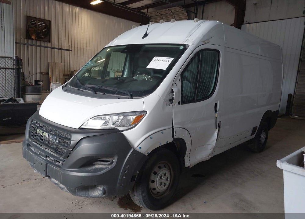 2023 RAM PROMASTER 2500 HIGH ROOF 136 WB VIN: 3C6LRVCG8PE551441
