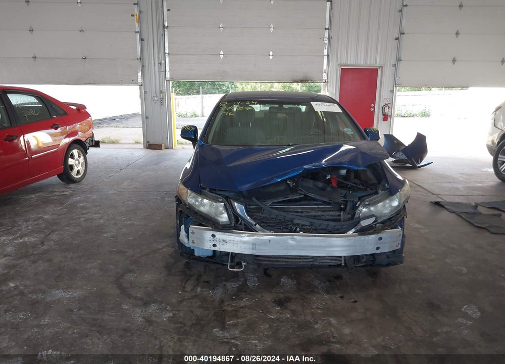2013 HONDA CIVIC LX VIN: 19XFB2F55DE100062