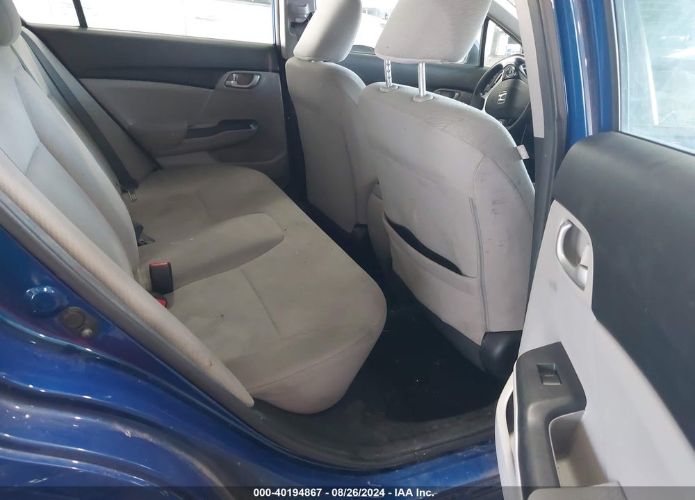 2013 HONDA CIVIC LX VIN: 19XFB2F55DE100062