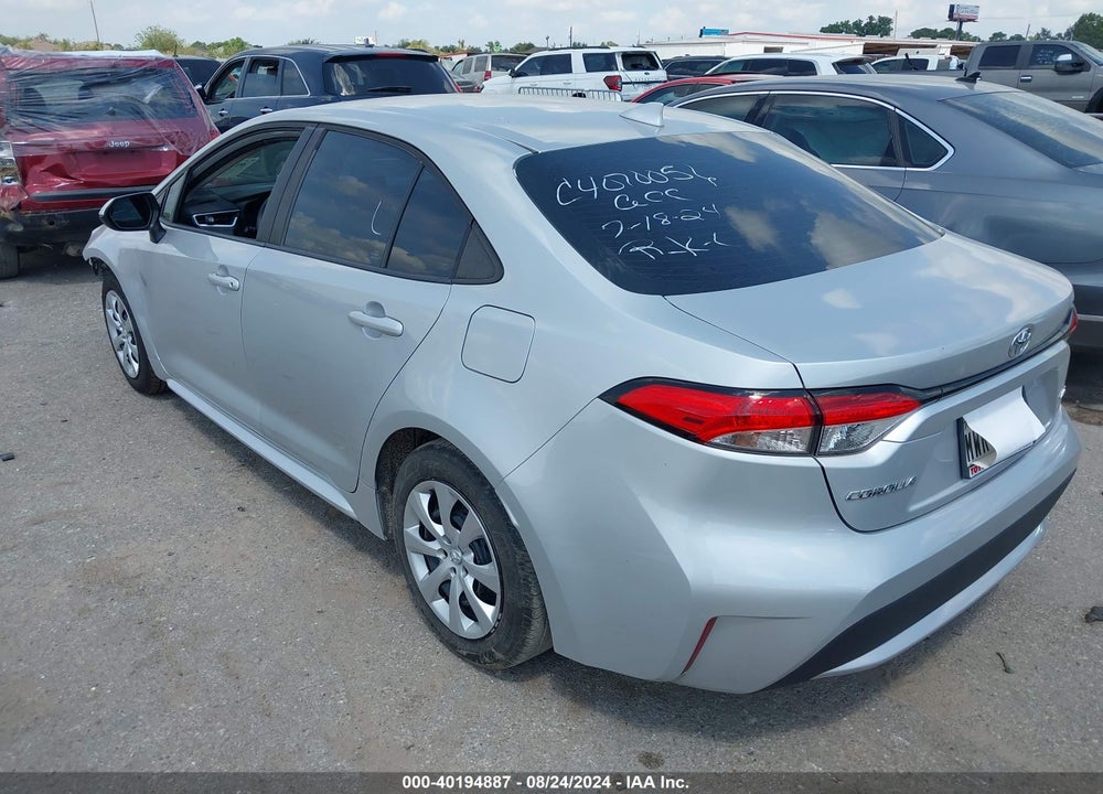 2020 TOYOTA COROLLA LE VIN: 5YFEPRAE6LP092029