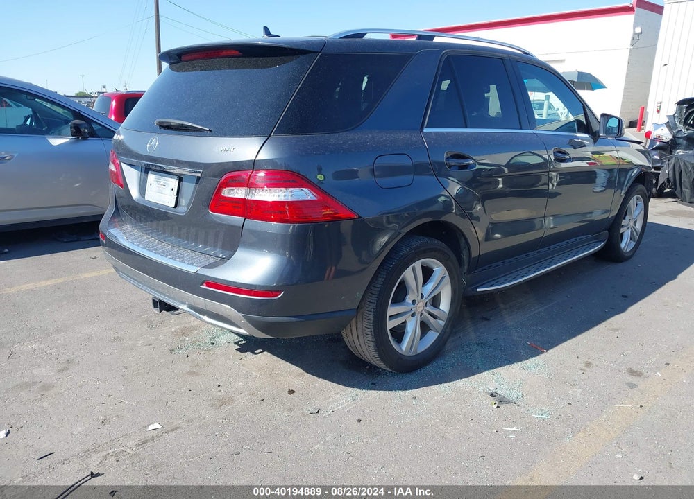 2014 MERCEDES-BENZ ML 350 4MATIC VIN: 4JGDA5HB8EA274786