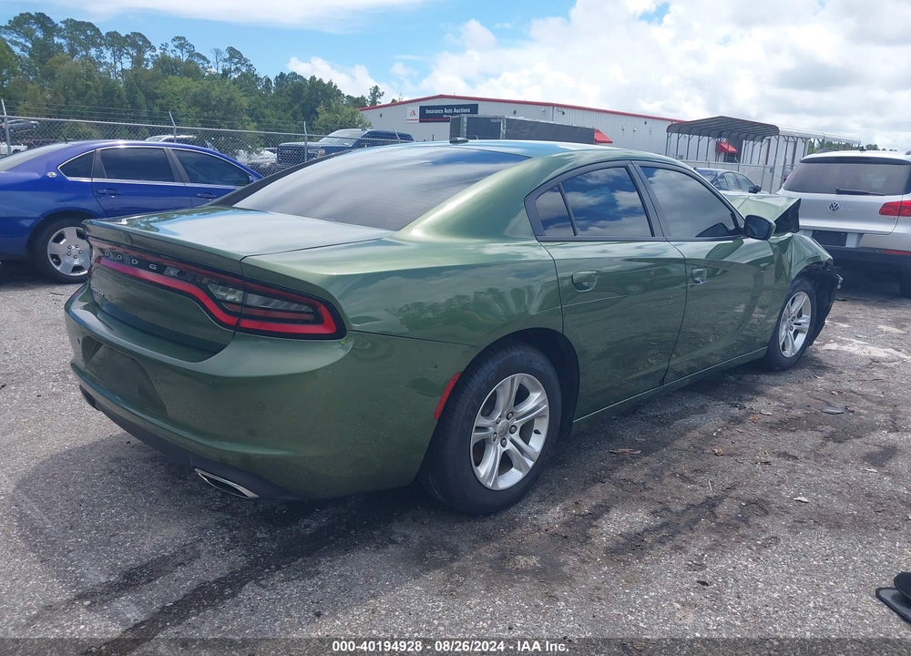 2020 DODGE CHARGER SXT RWD VIN: 2C3CDXBG9LH205504
