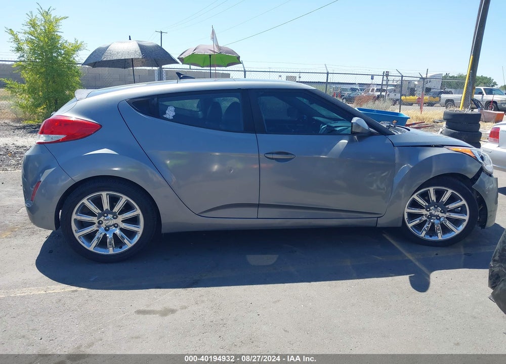 2013 HYUNDAI VELOSTER BASE W/BLACK VIN: KMHTC6AD9DU179254