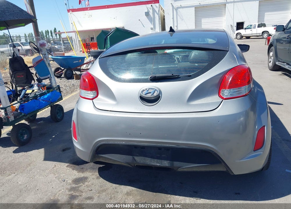 2013 HYUNDAI VELOSTER BASE W/BLACK VIN: KMHTC6AD9DU179254