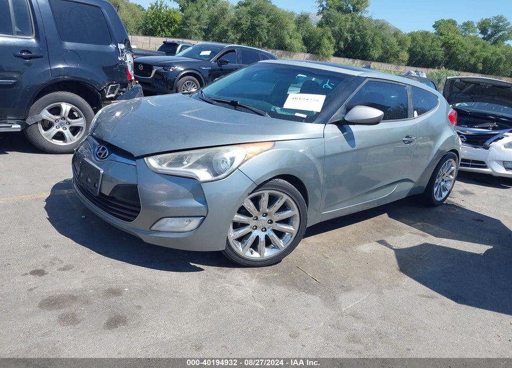 2013 HYUNDAI VELOSTER BASE W/BLACK VIN: KMHTC6AD9DU179254