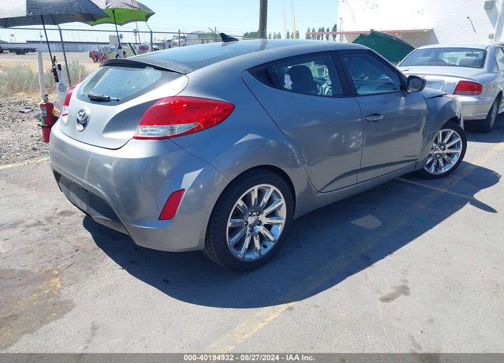 2013 HYUNDAI VELOSTER BASE W/BLACK VIN: KMHTC6AD9DU179254