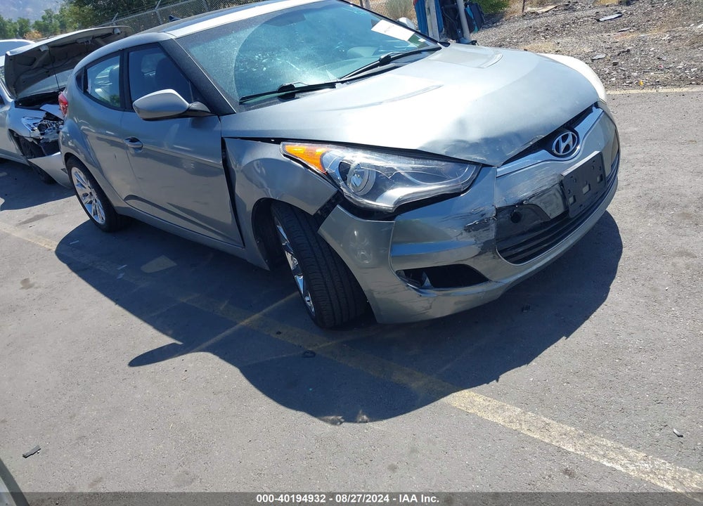 2013 HYUNDAI VELOSTER BASE W/BLACK VIN: KMHTC6AD9DU179254