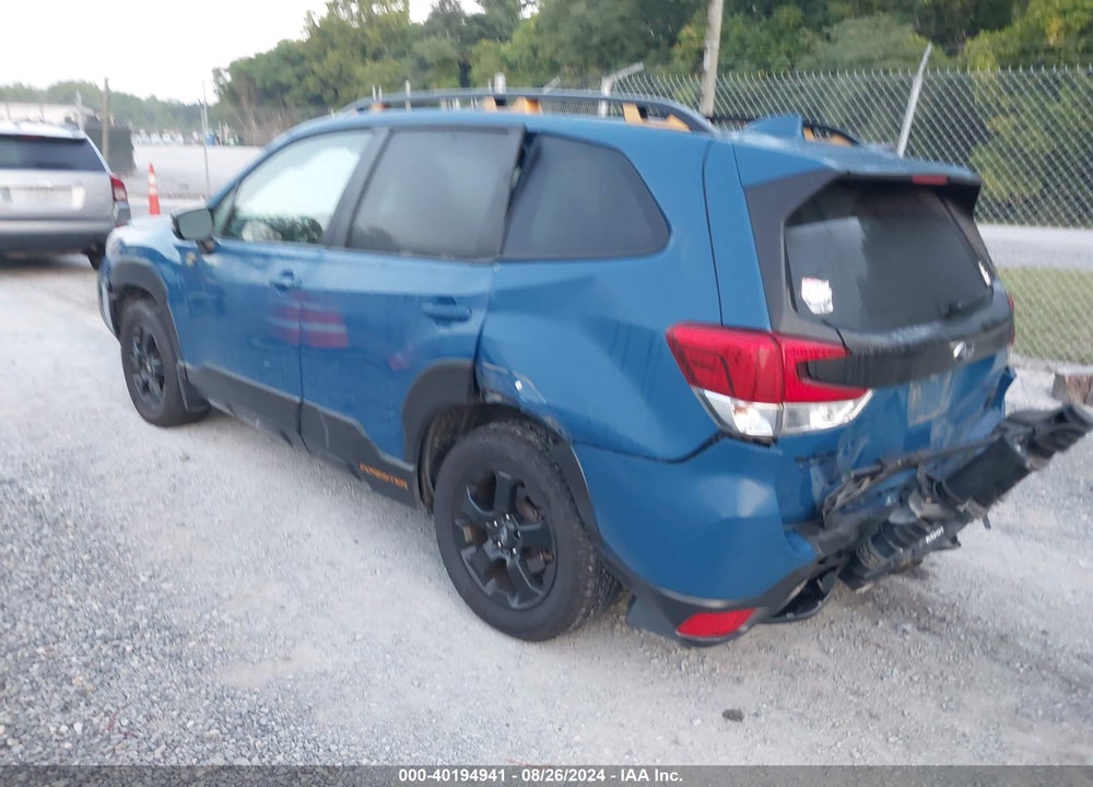 2022 SUBARU FORESTER WILDERNESS VIN: JF2SKAMC8NH432732