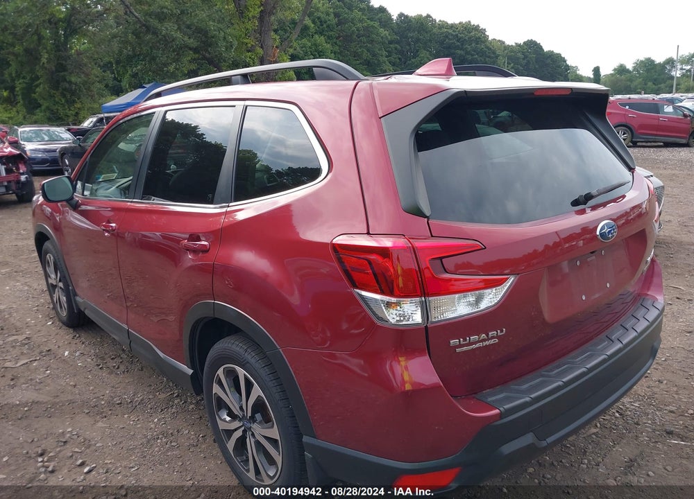 2021 SUBARU FORESTER LIMITED VIN: JF2SKASC8MH525994