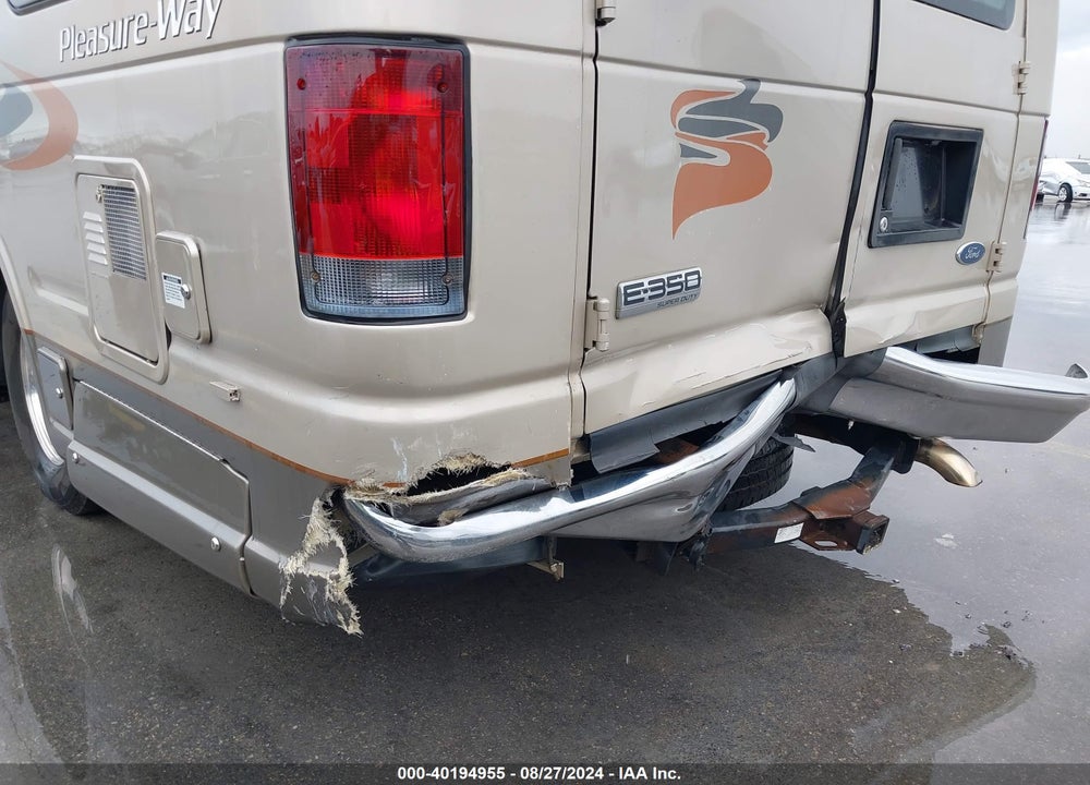 2007 FORD E-350 SUPER DUTY RECREATIONAL VIN: 1FDSE34L57DA32117