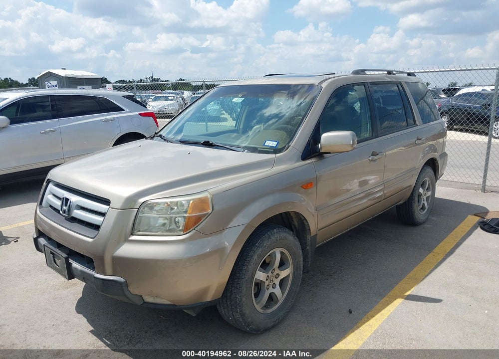 2006 HONDA PILOT EX-L VIN: 5FNYF28606B035217