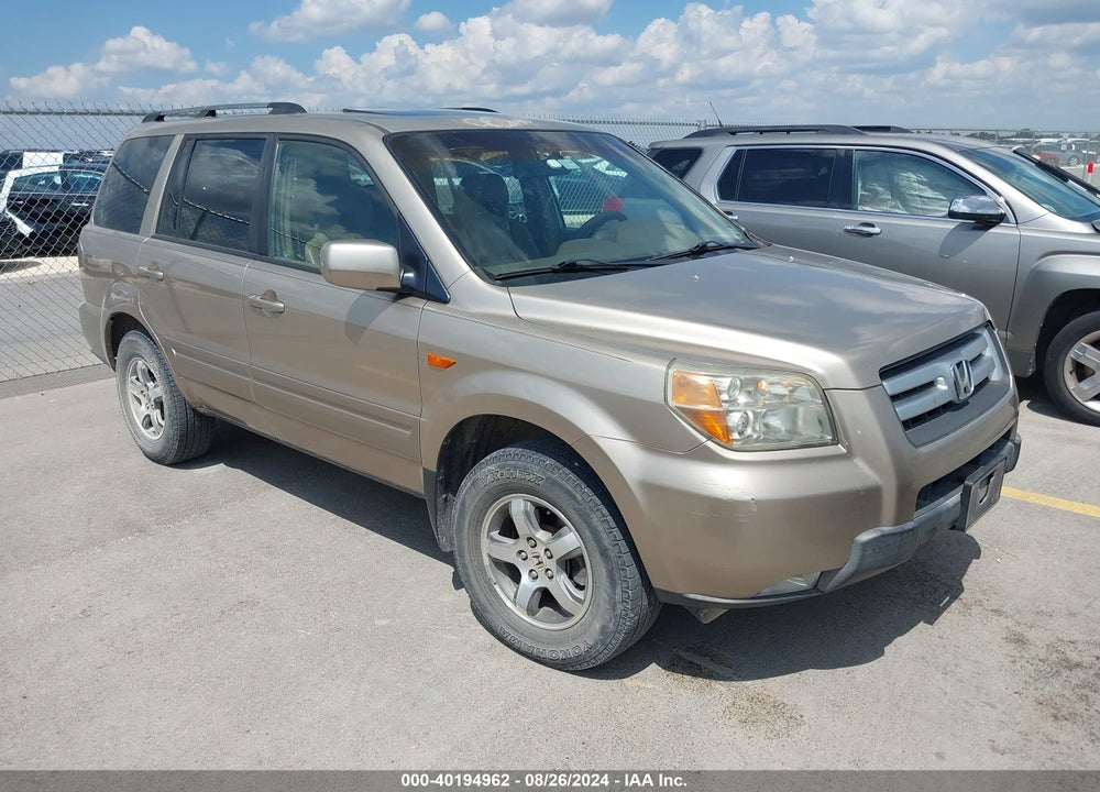 2006 HONDA PILOT EX-L VIN: 5FNYF28606B035217