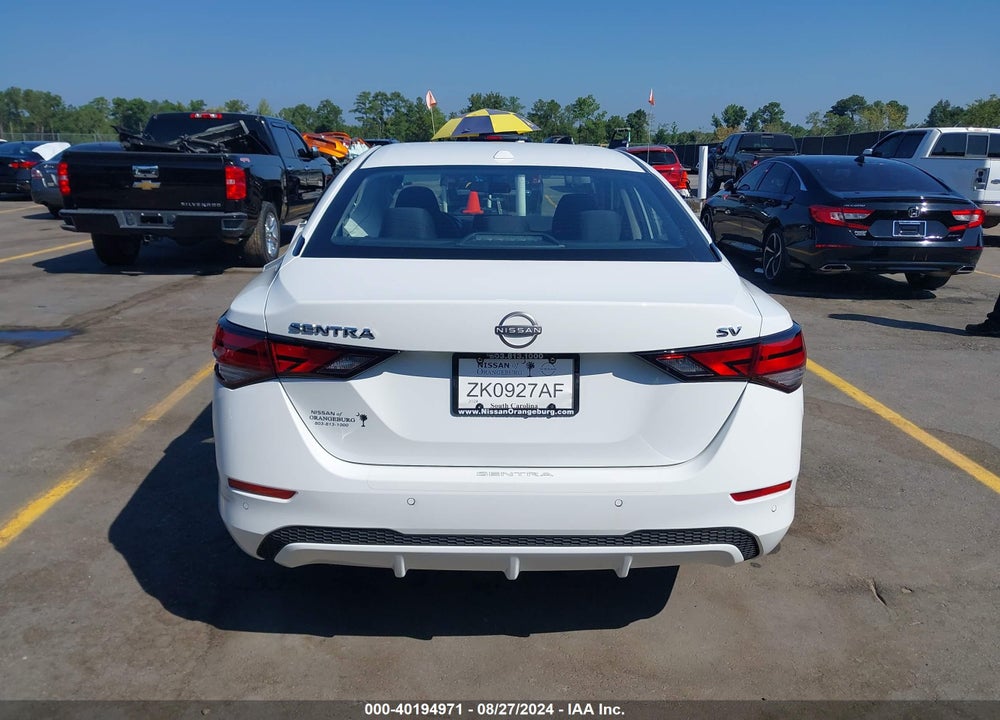 2024 NISSAN SENTRA SV XTRONIC CVT VIN: 3N1AB8CV4RY321338