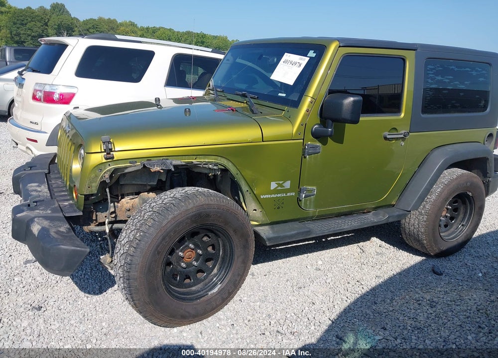 2008 JEEP WRANGLER X VIN: 1J4FA241X8L593294