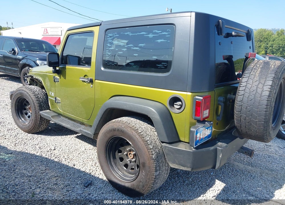 2008 JEEP WRANGLER X VIN: 1J4FA241X8L593294