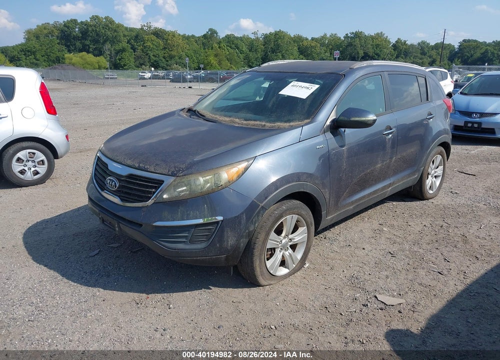 2011 KIA SPORTAGE LX VIN: KNDPBCA28B7088347