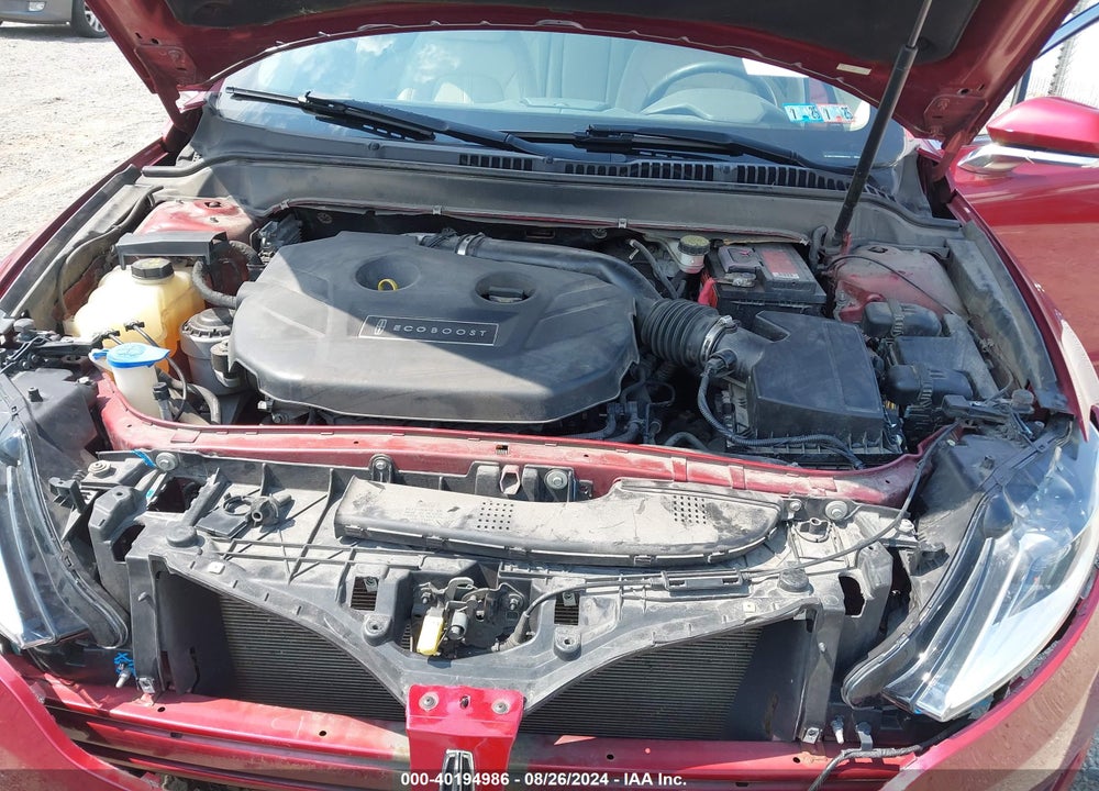 2014 LINCOLN MKZ VIN: 3LN6L2J93ER801244