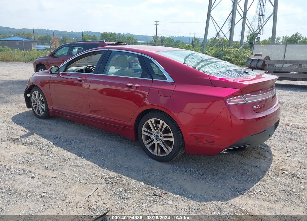 2014 LINCOLN MKZ VIN: 3LN6L2J93ER801244