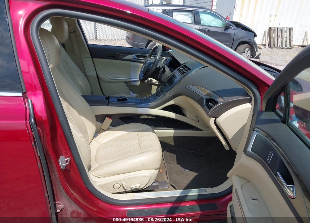 2014 LINCOLN MKZ VIN: 3LN6L2J93ER801244