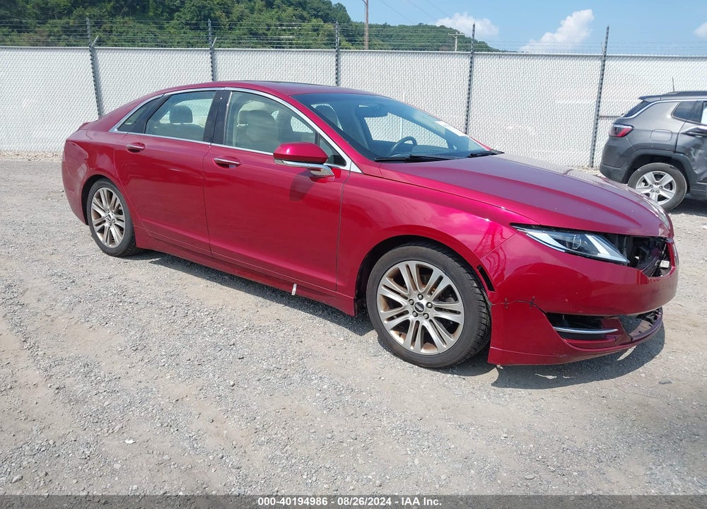 2014 LINCOLN MKZ VIN: 3LN6L2J93ER801244