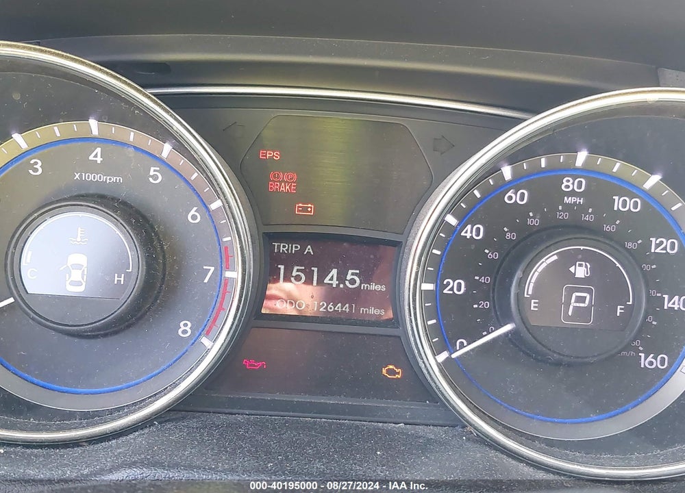 2013 HYUNDAI SONATA GLS VIN: 5NPEB4AC0DH509451