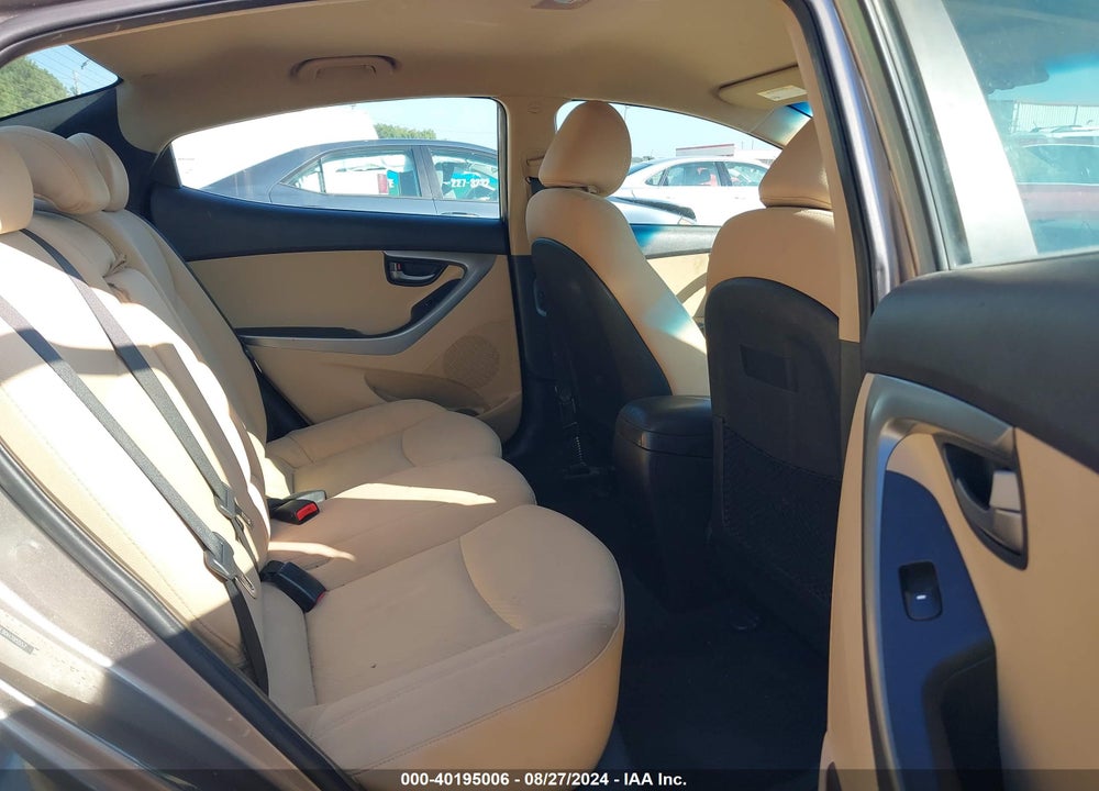2013 HYUNDAI ELANTRA GLS VIN: 5NPDH4AE9DH395557