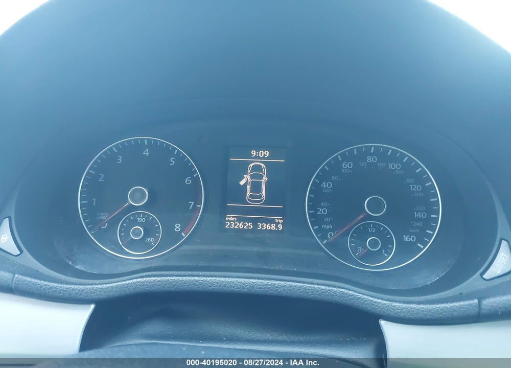 2012 VOLKSWAGEN PASSAT 2.5L SE VIN: 1VWBP7A35CC073807