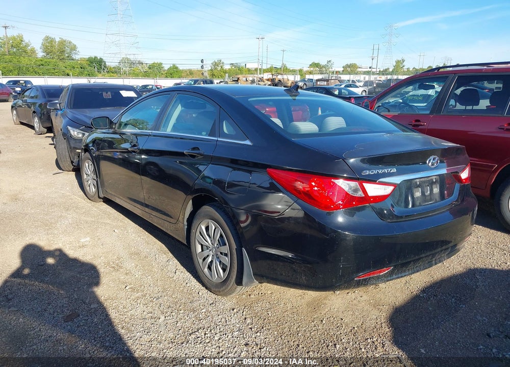 2011 HYUNDAI SONATA GLS VIN: 5NPEB4AC6BH109357