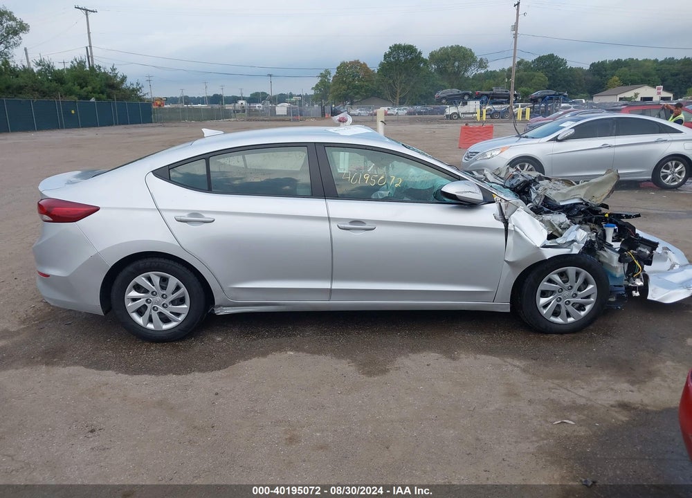 2017 HYUNDAI ELANTRA SE VIN: KMHD74LF8HU110542