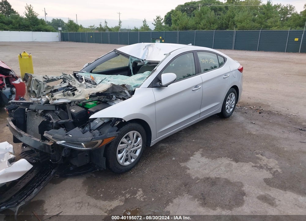 2017 HYUNDAI ELANTRA SE VIN: KMHD74LF8HU110542