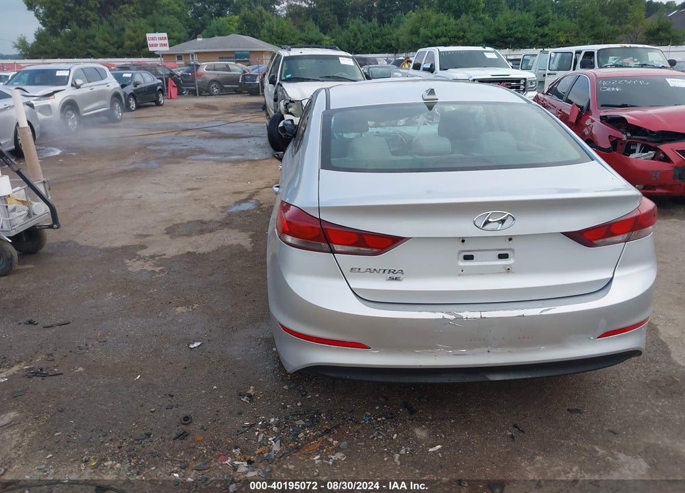 2017 HYUNDAI ELANTRA SE VIN: KMHD74LF8HU110542