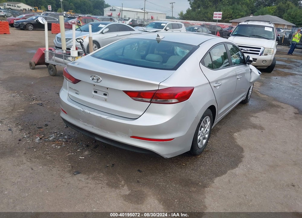 2017 HYUNDAI ELANTRA SE VIN: KMHD74LF8HU110542