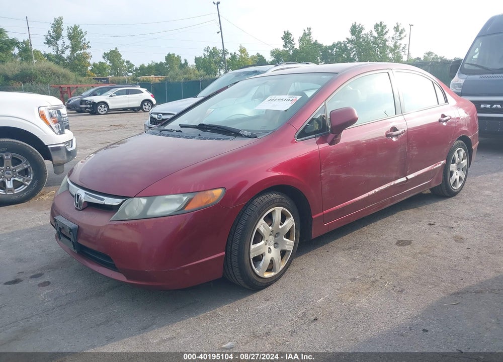2007 HONDA CIVIC LX VIN: 1HGFA16557L106177