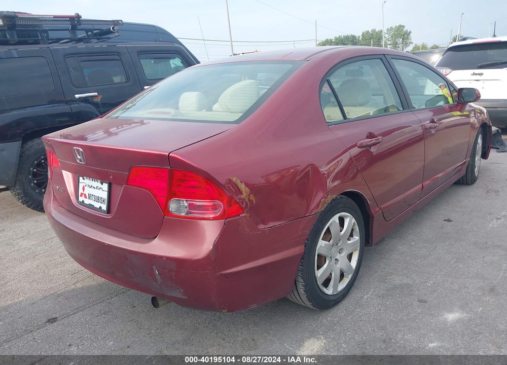 2007 HONDA CIVIC LX VIN: 1HGFA16557L106177