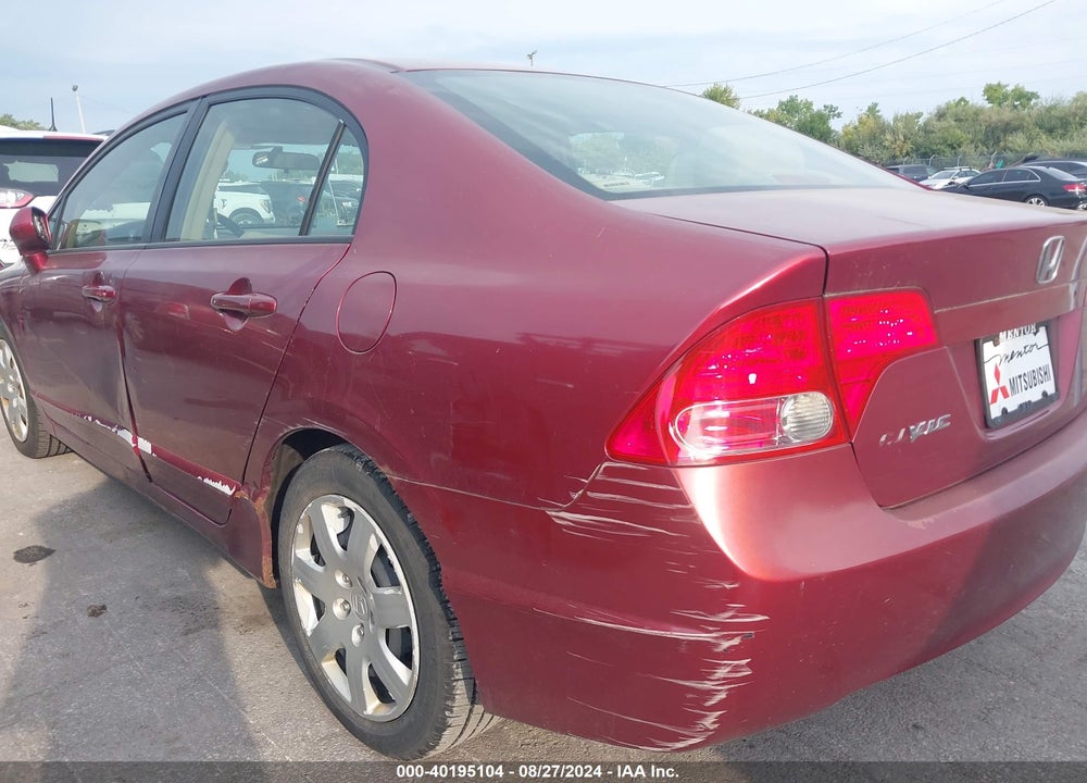 2007 HONDA CIVIC LX VIN: 1HGFA16557L106177