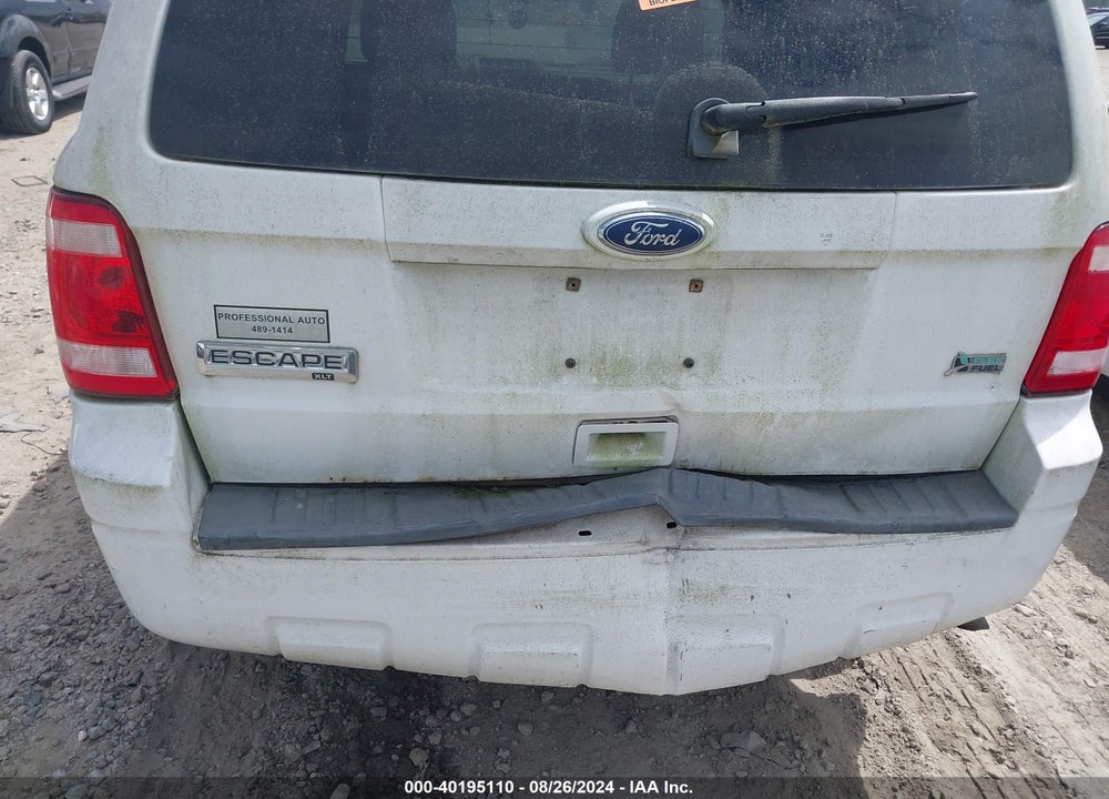 2010 FORD ESCAPE XLT VIN: 1FMCU9DG2AKC35160