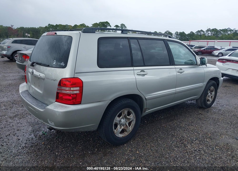 2003 TOYOTA HIGHLANDER VIN: JTEGD21A930058937