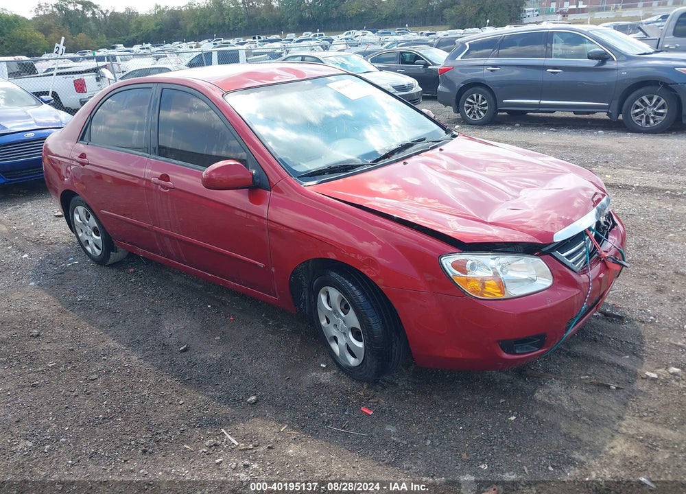 2008 KIA SPECTRA EX VIN: KNAFE121X85516238