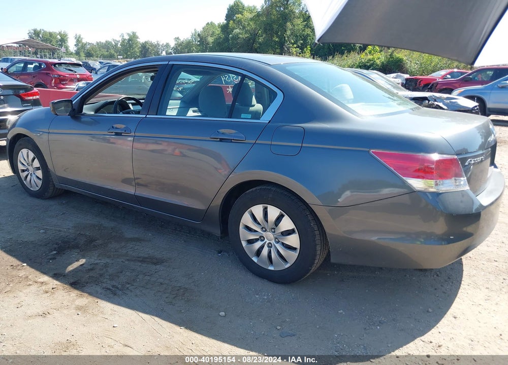 2009 HONDA ACCORD 2.4 LX VIN: 1HGCP26339A119255