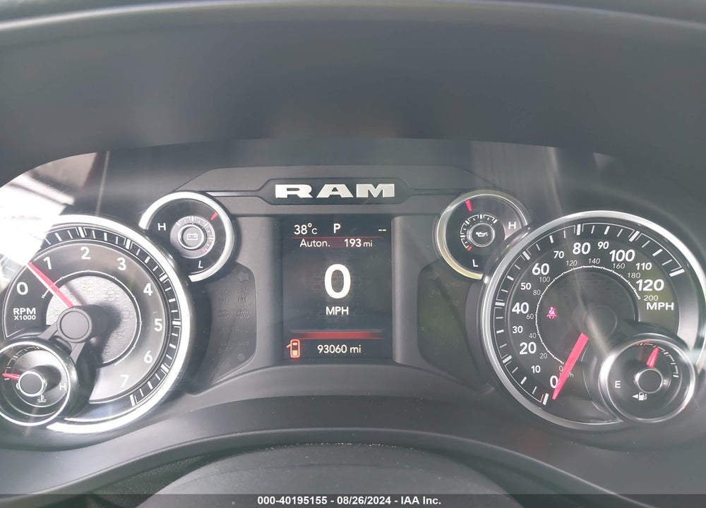2019 RAM 1500 BIG HORN/LONE STAR 4X2 5'7 BOX VIN: 1C6RREFTXKN785944
