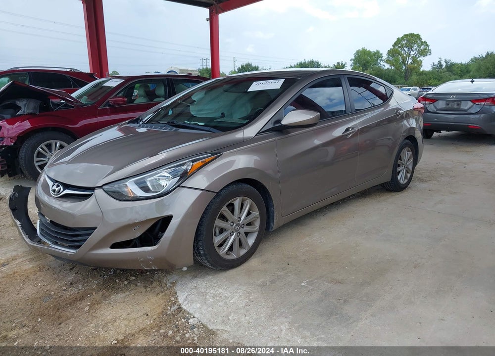 2016 HYUNDAI ELANTRA SE VIN: 5NPDH4AE7GH705905