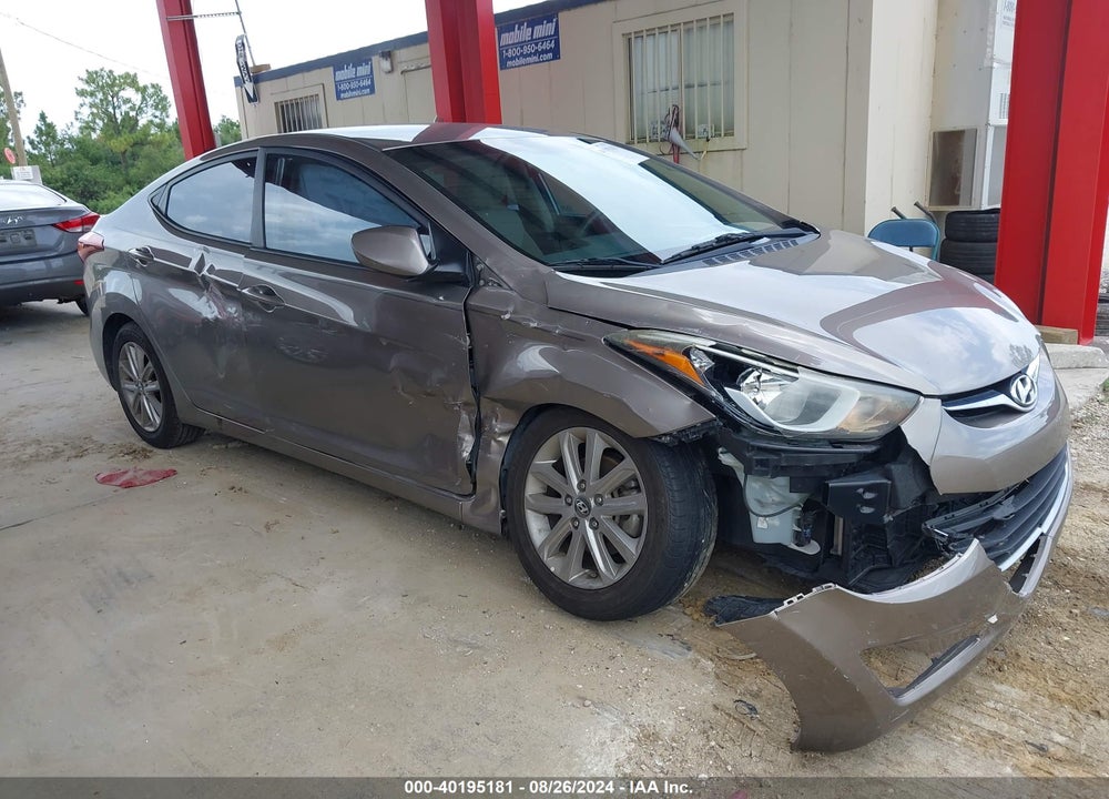 2016 HYUNDAI ELANTRA SE VIN: 5NPDH4AE7GH705905