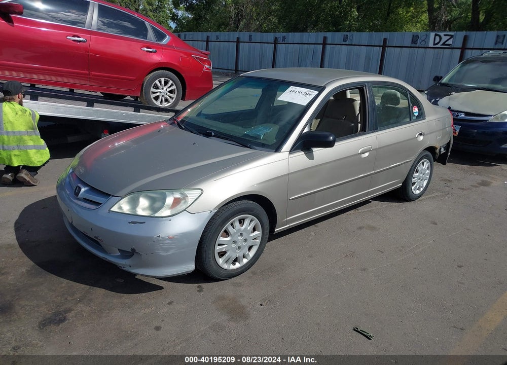2004 HONDA CIVIC LX VIN: 2HGES16584H511404