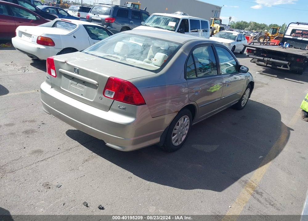 2004 HONDA CIVIC LX VIN: 2HGES16584H511404