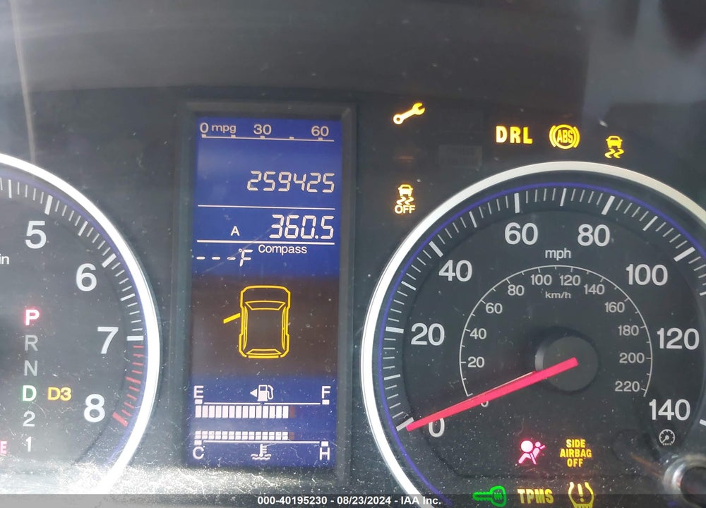 2010 HONDA CR-V EX VIN: 5J6RE4H53AL091386