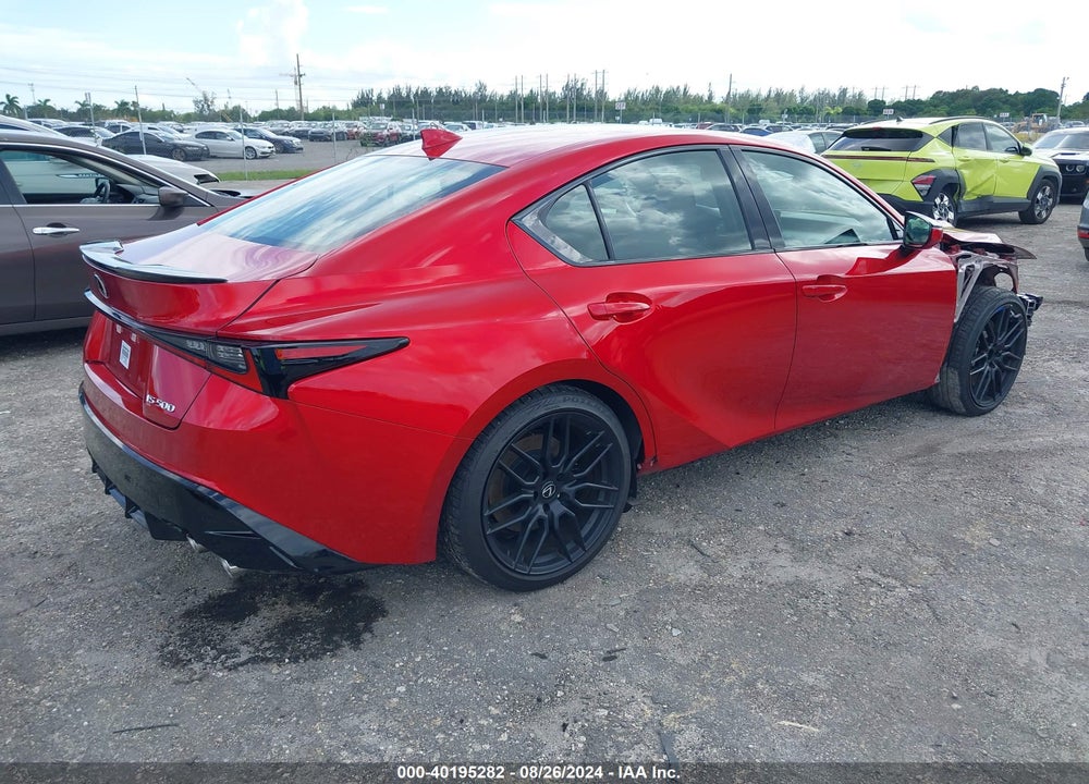 2023 LEXUS IS 500 F SPORT PERFORMANCE PREMIUM VIN: JTHAP1D24P5004906